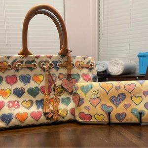 EUC Dooney and Bourke Wallet AND Handbag